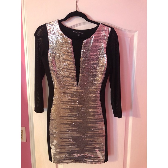 bebe Dresses Bebe Sequin Mini Dress Poshmark
